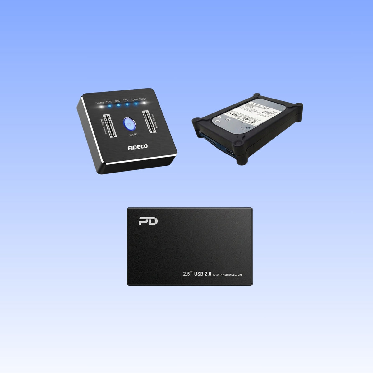 Hard Drive Enclosures & Docks