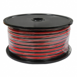 10 Gauge Speaker Wire 150FT Roll – Black & Red PVC Jacket