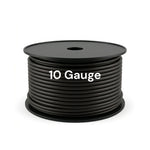 10 Gauge Power Wire 250FT Spool – Ultra Flexible Matte PVC Jacket Cable (Red / Black) Automotive, Car Audio & Electrical Use