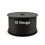 12 Gauge Power Wire 300FT Spool – Ultra Flexible Matte PVC Jacket Cable (Black / Red) Automotive, Car Audio & Electrical Wire
