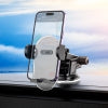 Hoco H63 Support Téléphone Voiture Réglable – Support Gobelet Rotatif à 360° pour Smartphones 4,5-7"
