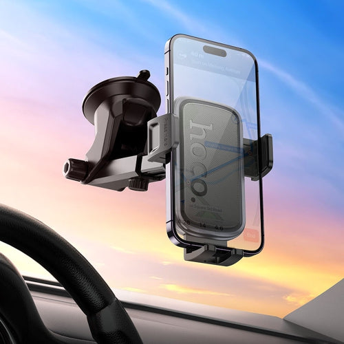Support de Téléphone de Voiture pour Tableau de Bord et Pare-Brise pour iPhone et Samsung – Fixation Réglable à Ventouse (4,5–7")