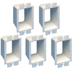 Rallonge de boîte de prise électrique Arlington BE1-5, 1 module, blanc, paquet de 5