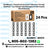 BestMounts Combo: Brush Decorator 1-Gang Cable Pass-Through Low Voltage Snap-On Wall Plate with Drywall Retrofit Mounting Bracket | BLVBRS1