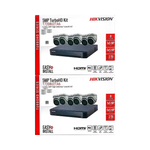 Hikvision TurboHD 5MP CCTV Security Camera Kit with DVR & HDD | 4 Channel & 8 Channel System | Models T7204U1TA4 & T7208U2TA6