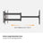 LPA84-486XL Extra Long Arm Full-Motion TV Wall Mount for most 43"-90" TVs