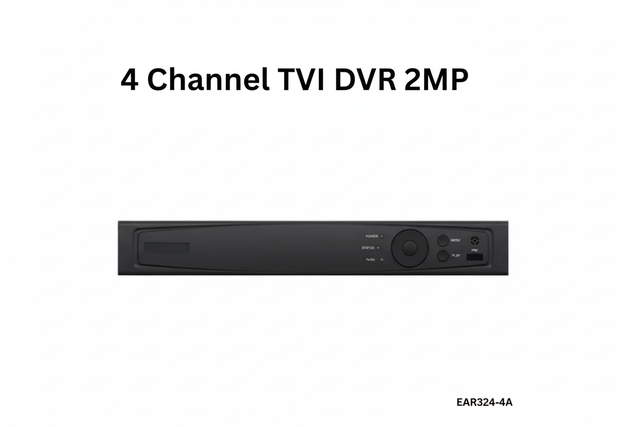4 Channel 2MP TVI DVR – H.265+, Hybrid CCTV Recorder, Up to 3MP Recording OEM HIKVISION