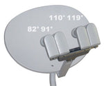5-LNB Bracket for 24 in (60 cm) Elliptical Dish