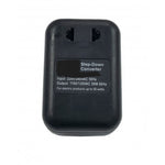 50 Watt Travel Voltage Converter (Step Down -- 220V Electricity / 110V Device)