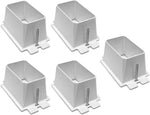 Rallonge de boîte de prise électrique Arlington BE1-5, 1 module, blanc, paquet de 5