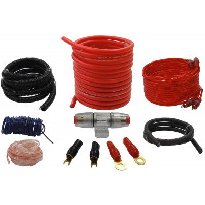 8 Gauge 1000W Amplifier Wiring Complete Install Kit