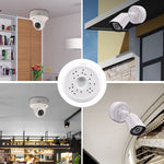 Universal Bullet Security Camera Junction Box Mount Bracket, Plastic Junction Box Compatible with Arlo Solar Panel and Reolink Solar Panel,Outdoor/Indoor Use CCTV Junction Mounting Box for Hikvision