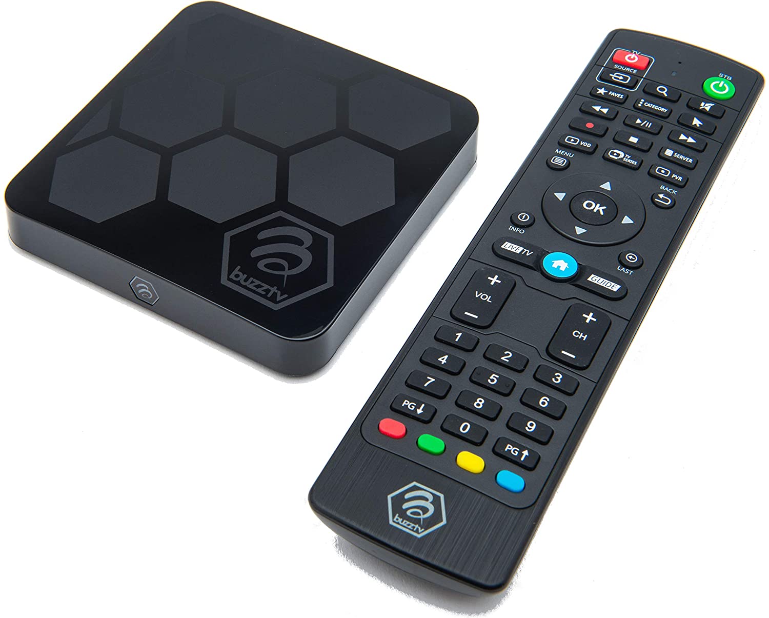 BUZZTV XRS-4000 4K Android 9 IPTV Media Box- 4GB/32G Quad Core