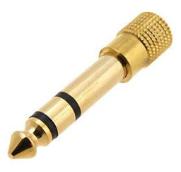 Adaptateur Stéréo Jack 3,5 mm Femelle vers Jack 6,35 mm Mâle