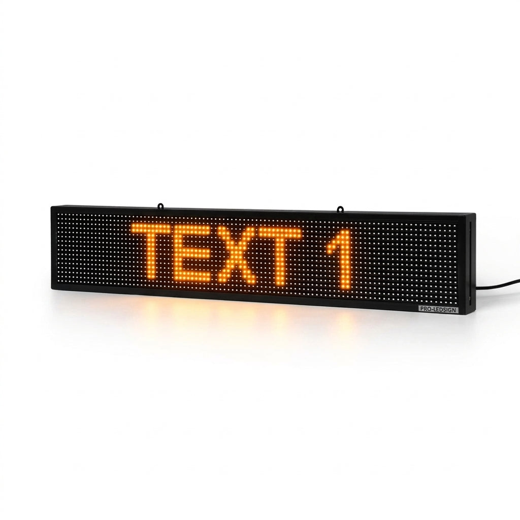 8 x 39 inch Ultra-bright Red Color Programmable LED Sign for Store Windows