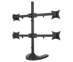 BestMounts 4-Monitor free standing with Adjustable Height -Monitor Arm Mount fits up to 4 Screens (BDM-404)