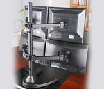 BestMounts 4-Monitor free standing with Adjustable Height -Monitor Arm Mount fits up to 4 Screens (BDM-404)