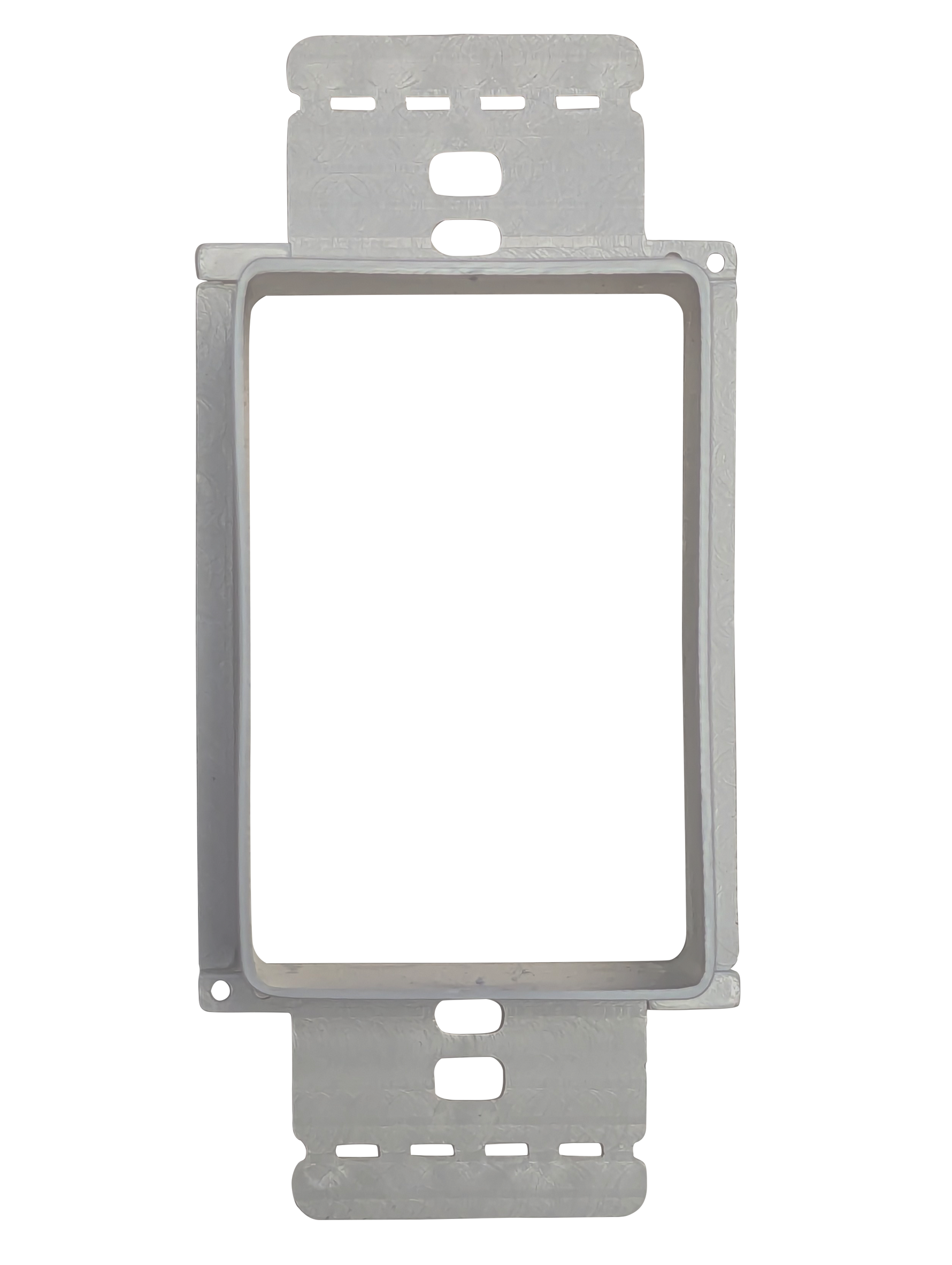 Rallonge de boîte électrique non métallique multi-gang BestMounts – Blanche, (Paquet de 2) avec vis à tête plate 6-32