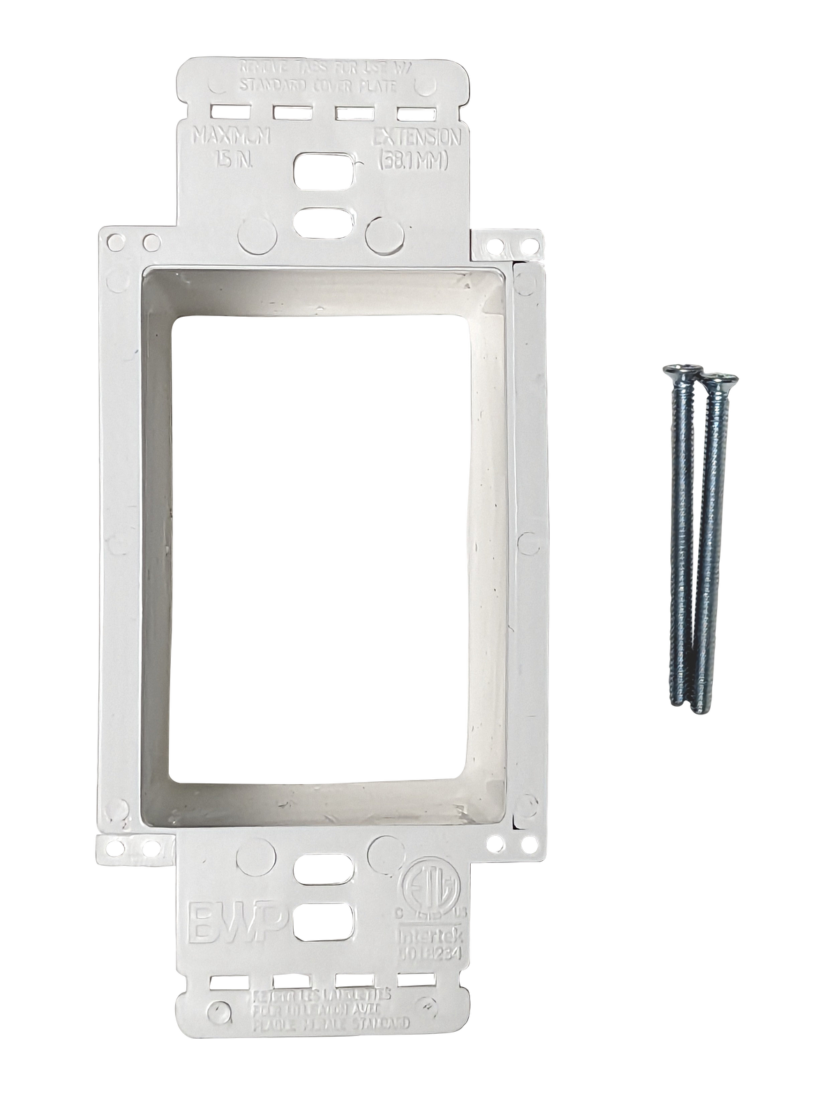 BestMounts Electrical Power Outlet Box Extender Kit | BEBEX