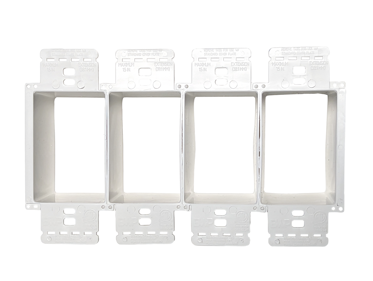 BestMounts Electrical Power Outlet Box Extender Kit | BEBEX