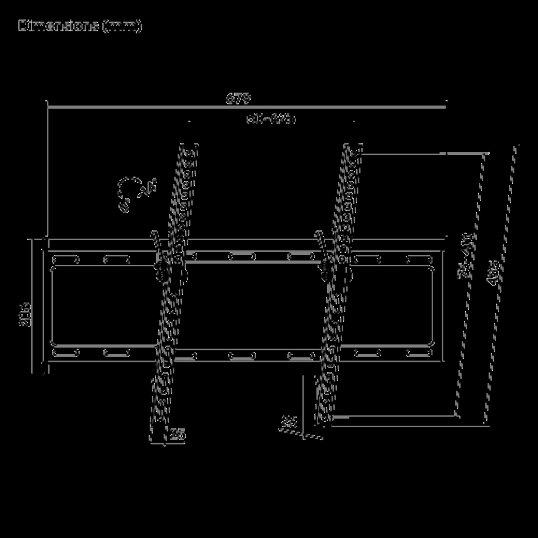 Support mural inclinable économique et discret LP34-46T pour la plupart des téléviseurs à écran plat LED et LCD de 37 à 70 po