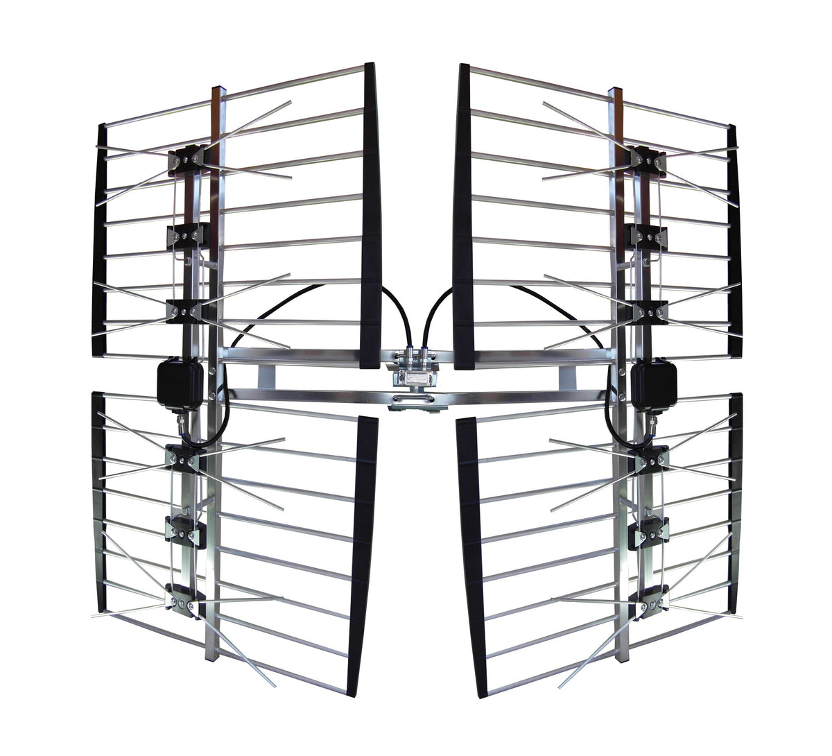 BEST 360-Degree Adjustable 8-Bay Multi-Directional (45-80+ mi/70-130+ km) HDTV UHF Antenna (BEST-8HD-180D)