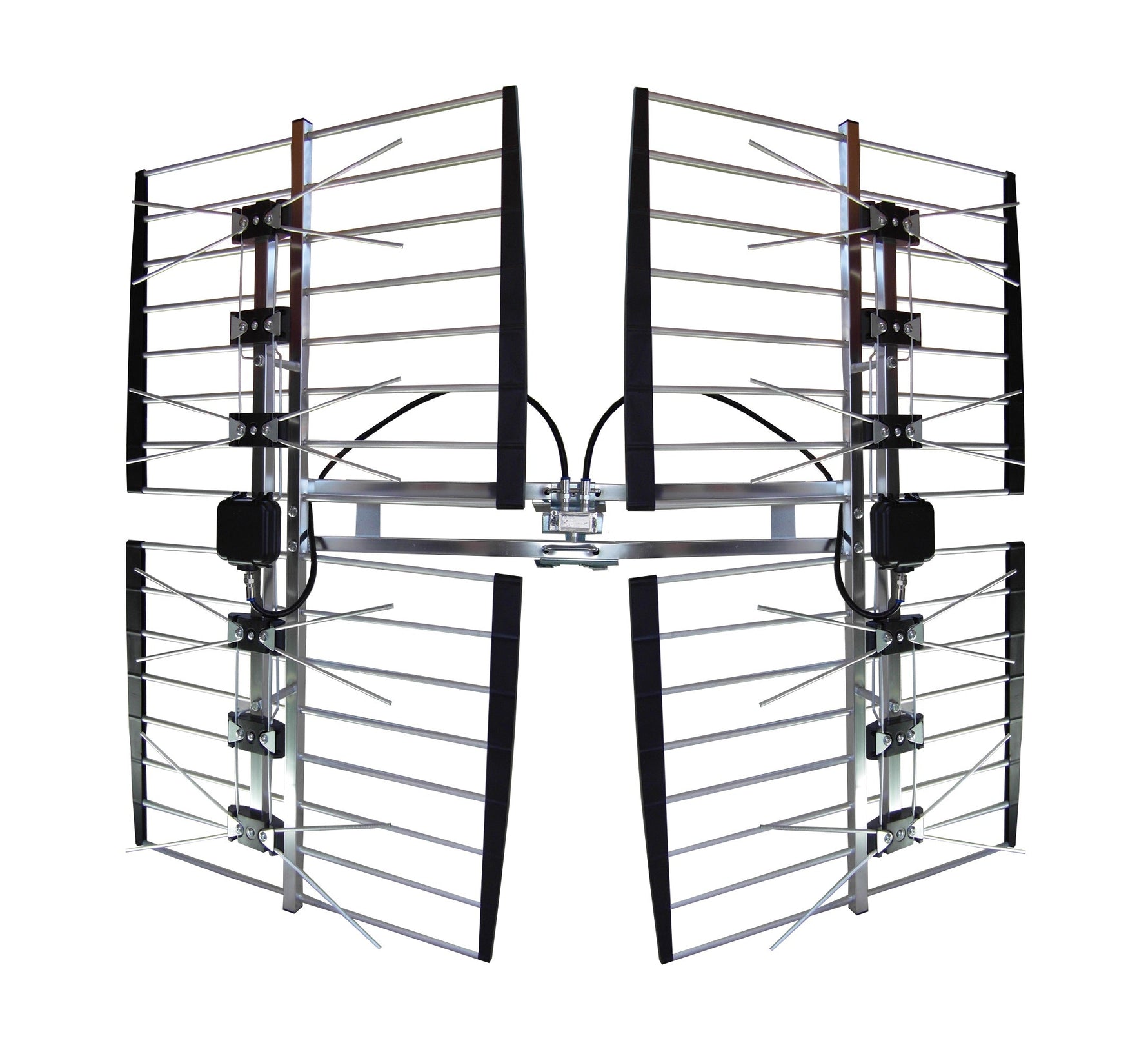 BEST 360-Degree Adjustable 8-Bay Multi-Directional (45-80+ mi/70-130+ km) HDTV UHF Antenna (BEST-8HD-180D)