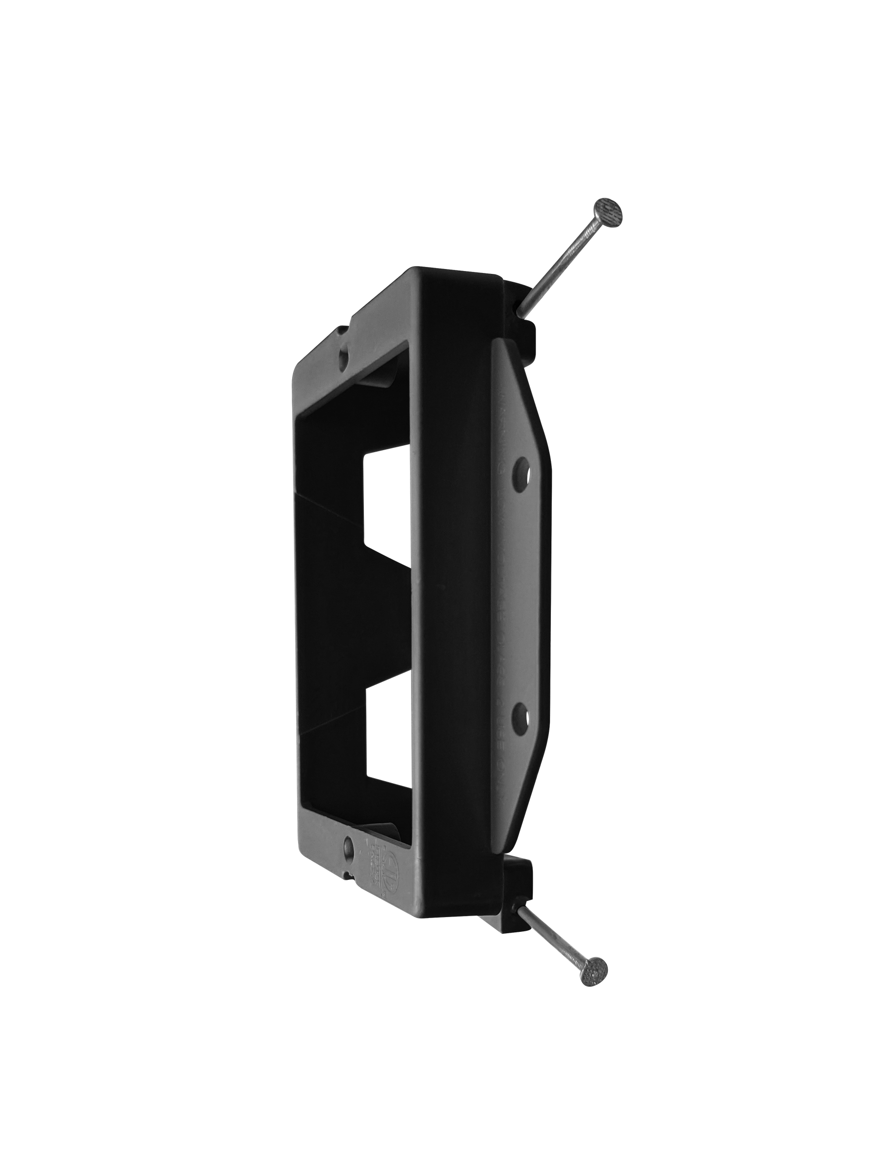 BestMounts - Low Voltage Nail-ON Mounting Bracket LVN1 1 Gang Multipurpose New Construction – (10 Pack, Black)