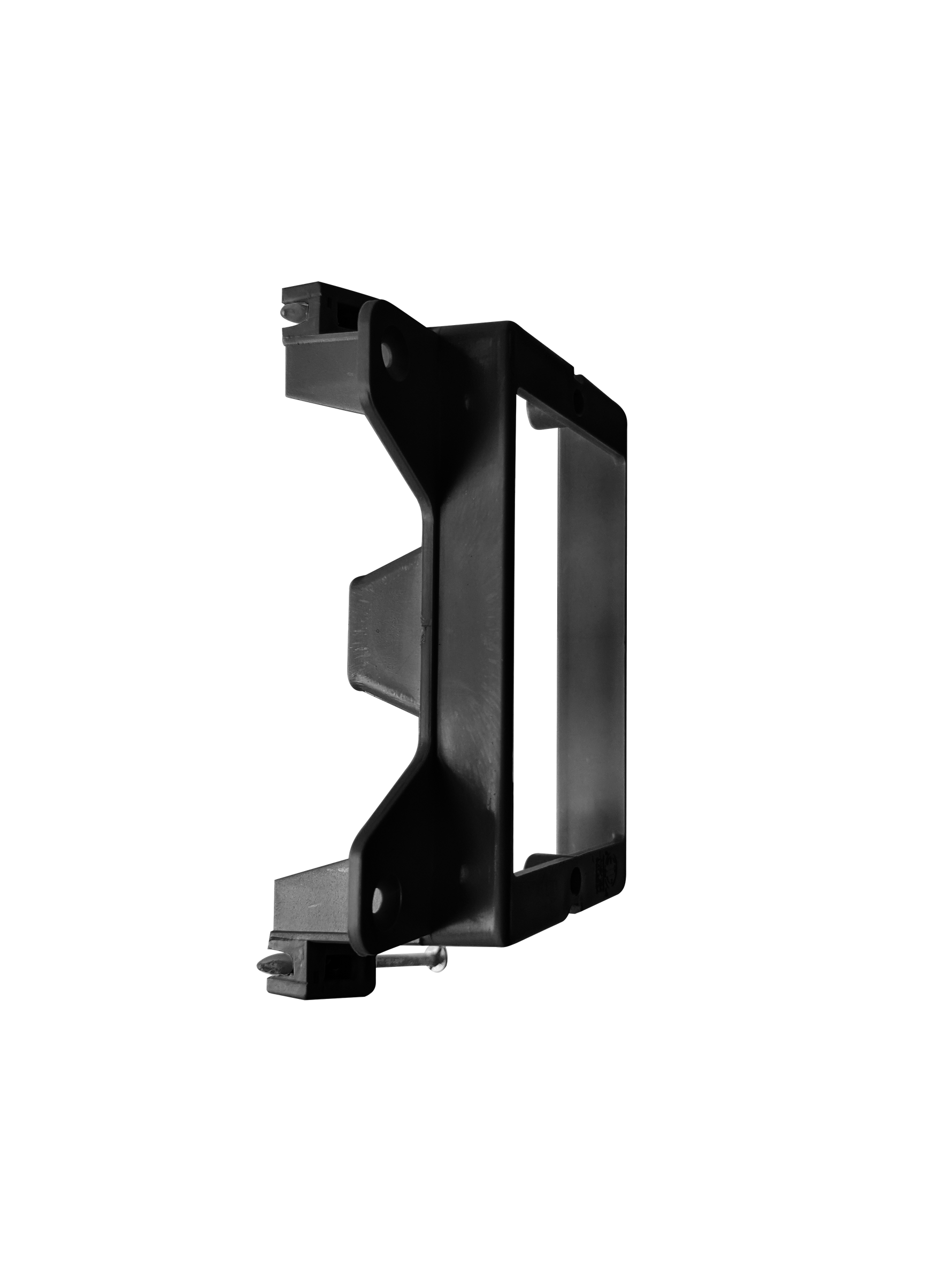 BestMounts - Low Voltage Nail-ON Mounting Bracket LVN1 1 Gang Multipurpose New Construction – (100 Pack, Black)