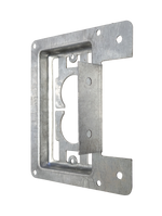 BestMounts New Construction (Nail-On) 1-Gang Low Voltage Metal Mounting Bracket | BLVMPST1