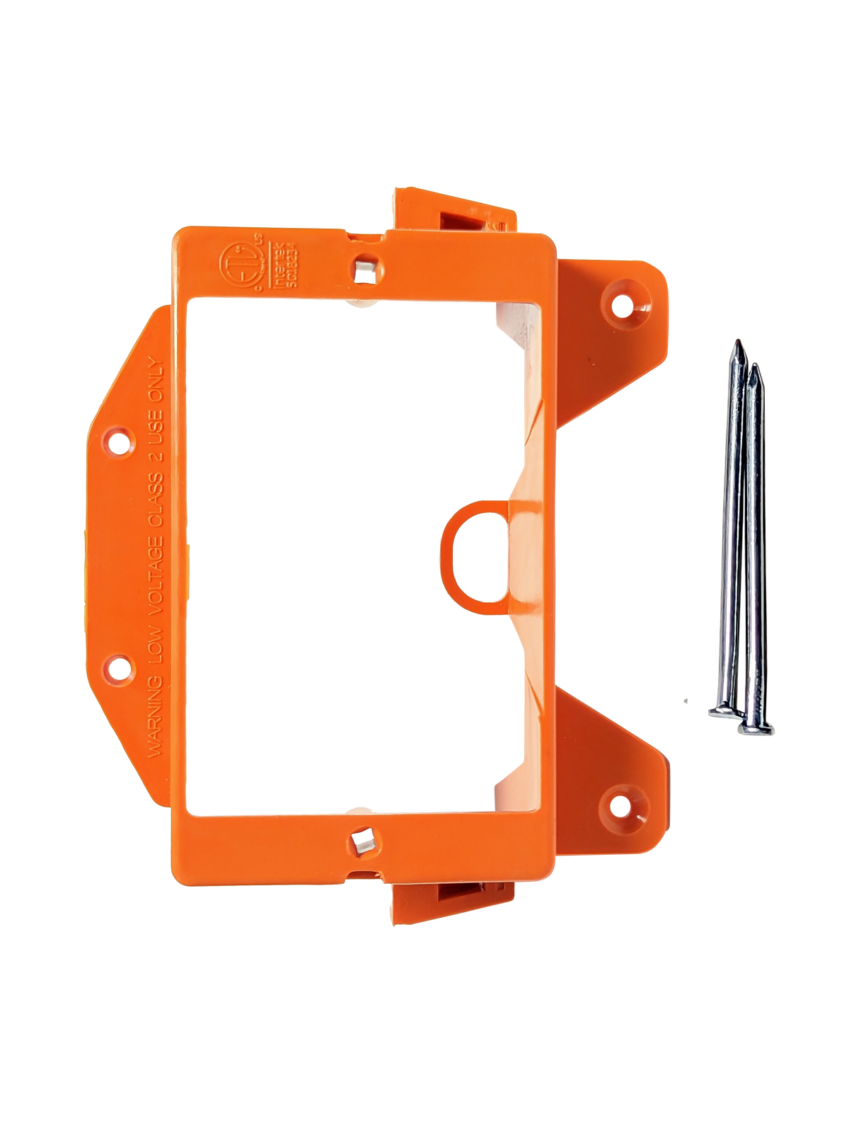 BestMounts - Low Voltage Nail-ON Mounting Bracket 1 Gang LVN1 Multipurpose New Construction – (240 Pack, Orange)