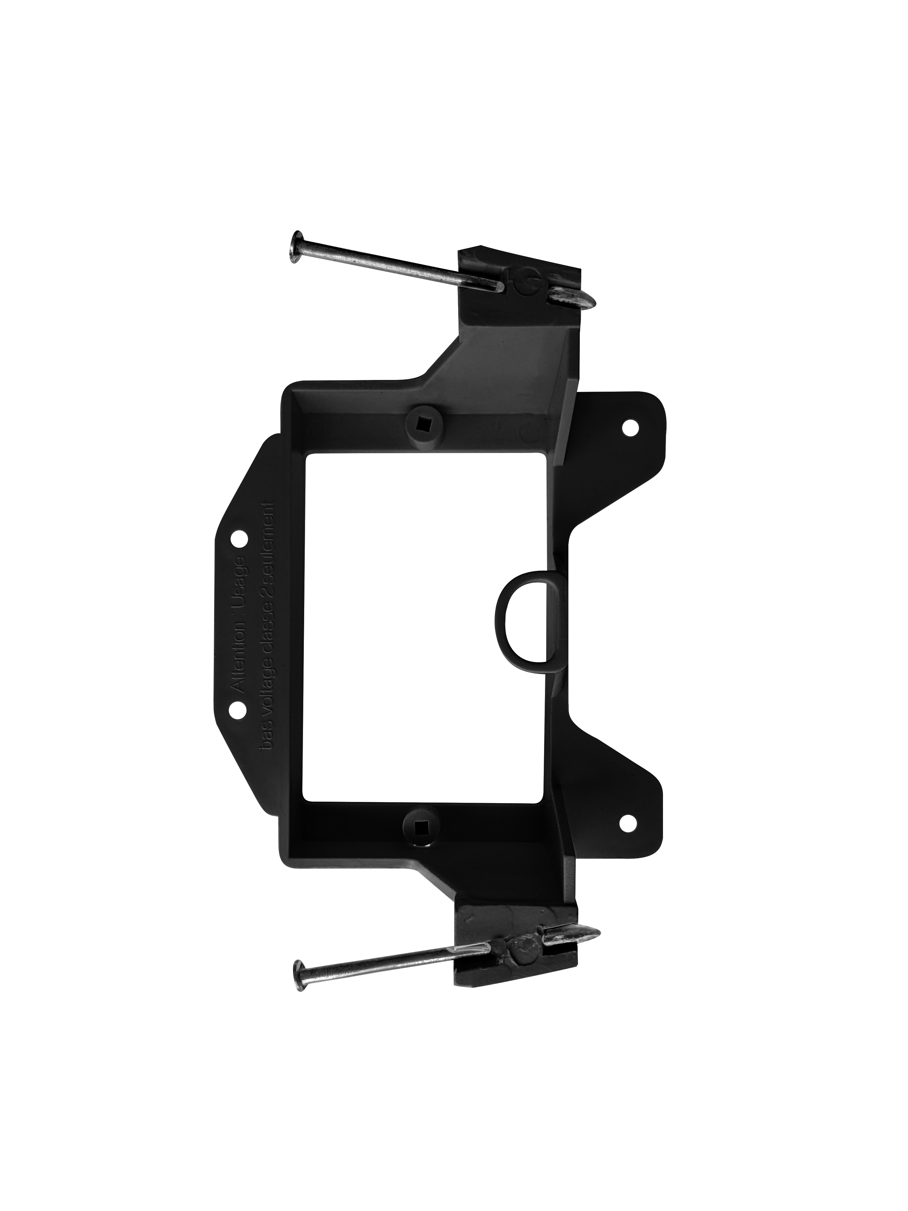 BestMounts 1-Gang New Construction Nail-On Low Voltage Mounting Bracket – Plastic