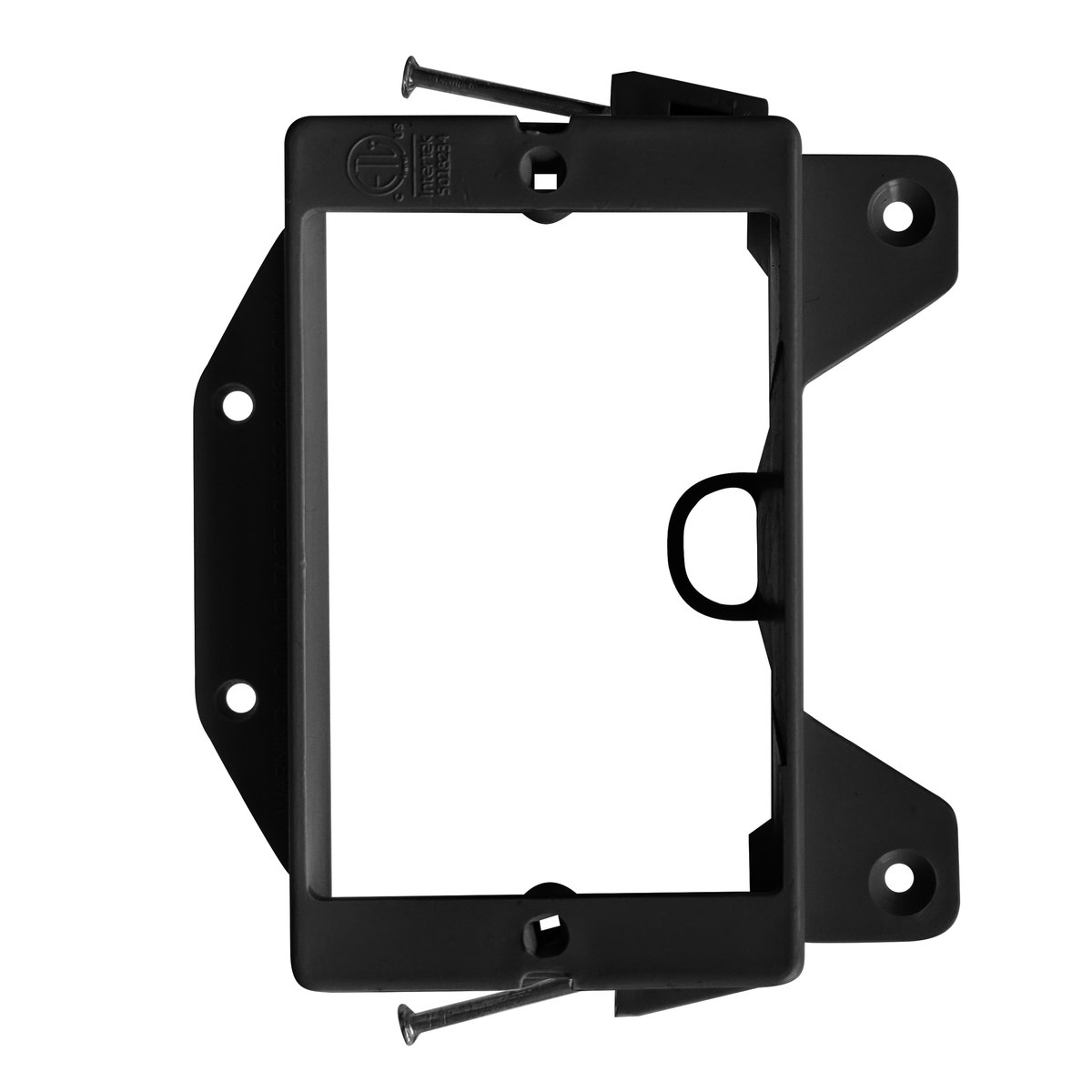 BestMounts New Construction (Nail-On) 1-Gang Low Voltage Plastic Mounting Bracket | BLVN1