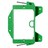 BestMounts 1-Gang New Construction Nail-On Low Voltage Mounting Bracket – Plastic