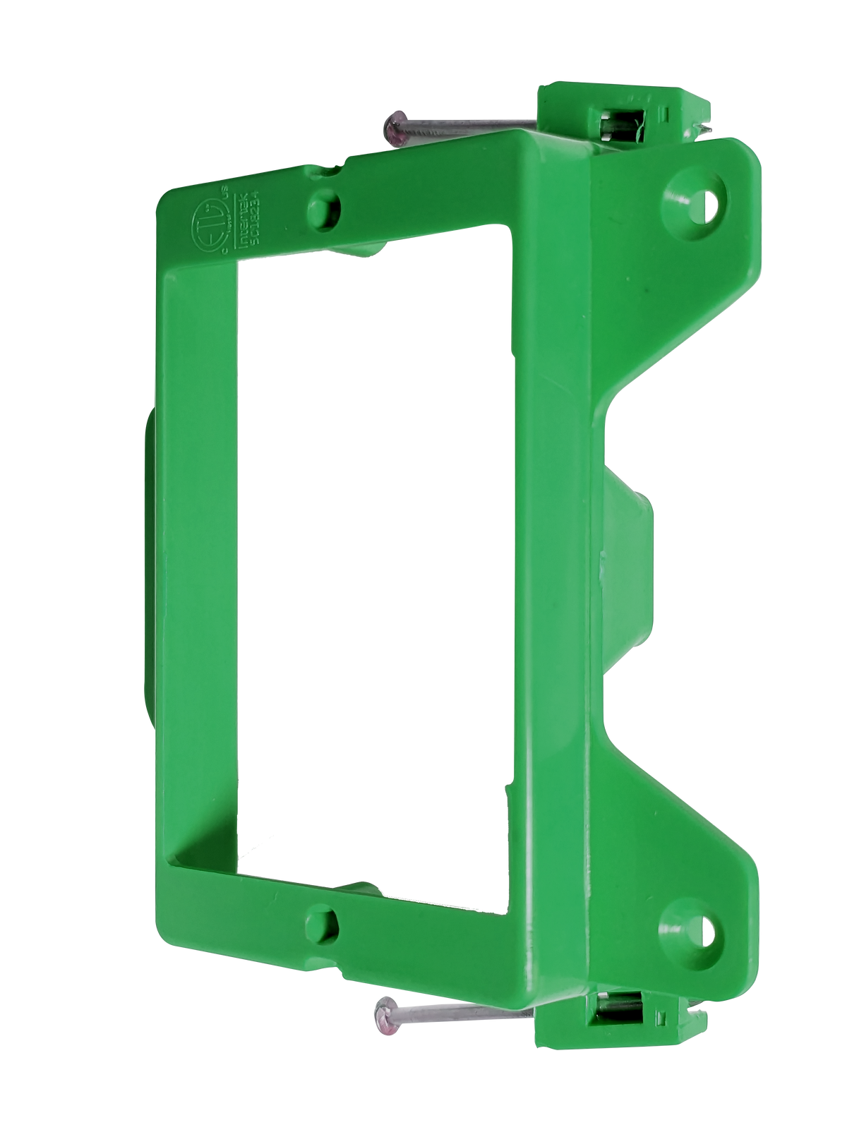 BestMounts New Construction (Nail-On) 1-Gang Low Voltage Plastic Mounting Bracket | BLVN1