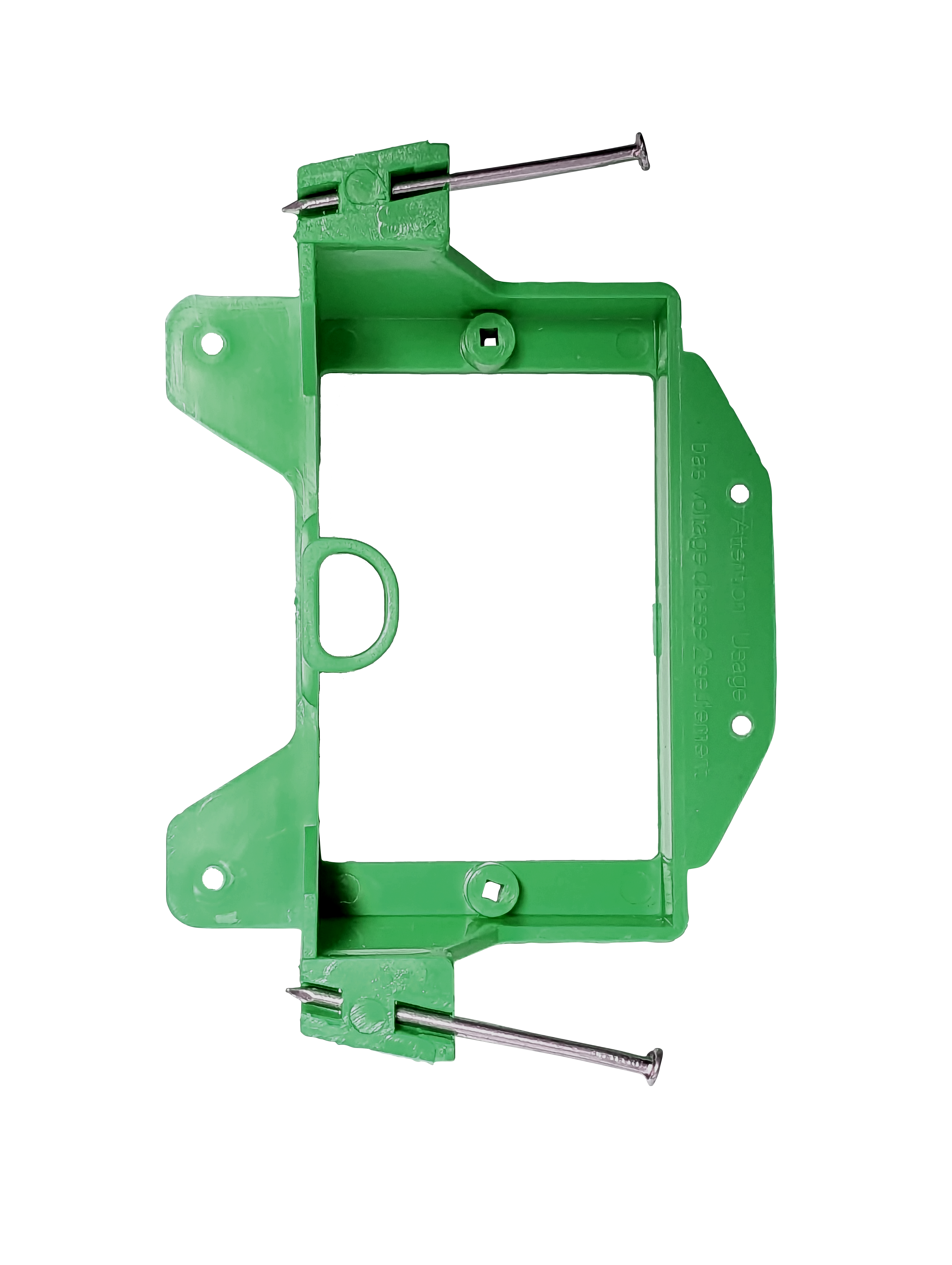 BestMounts 1-Gang New Construction Nail-On Low Voltage Mounting Bracket – Plastic