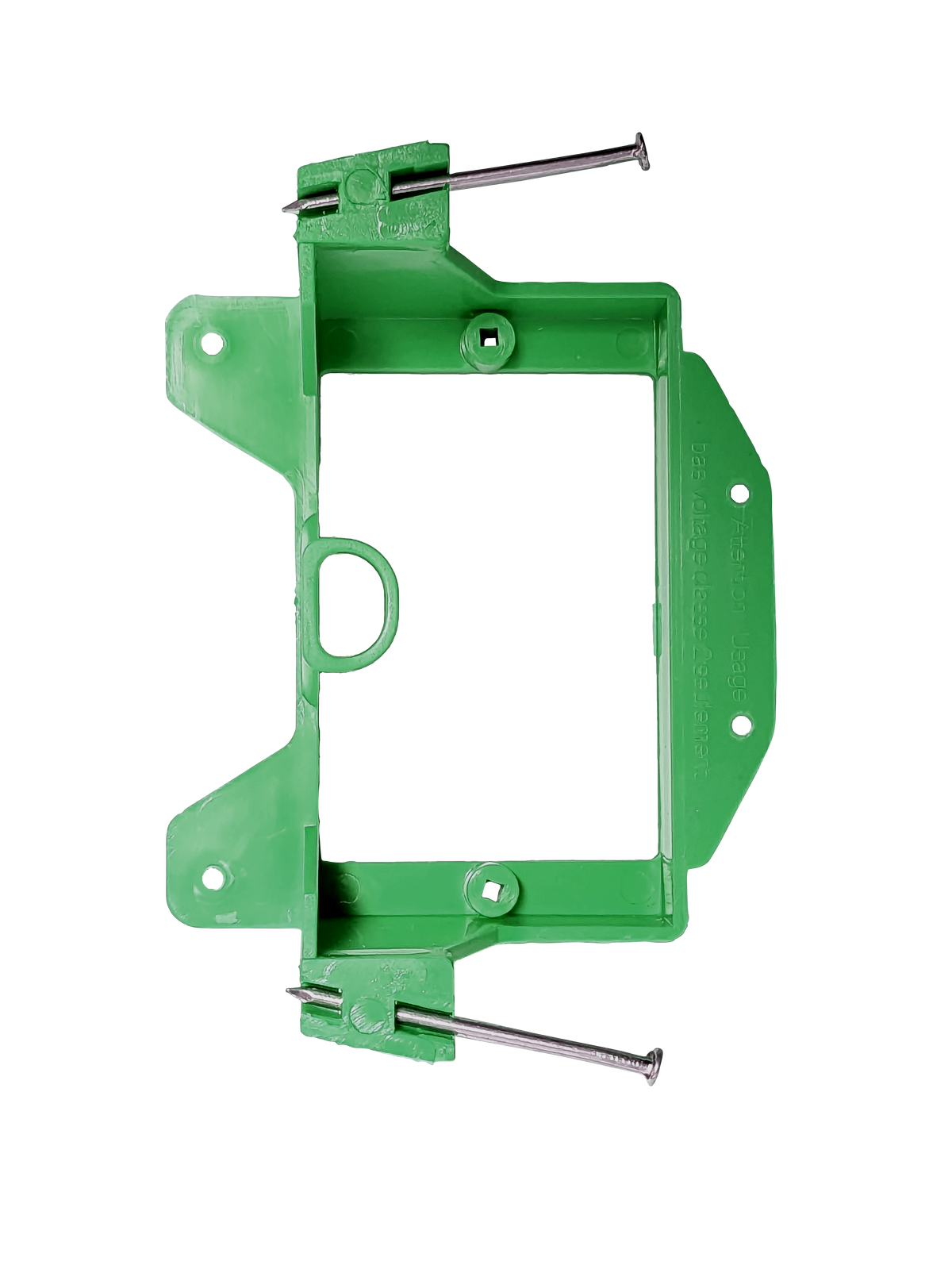 BestMounts New Construction (Nail-On) 1-Gang Low Voltage Plastic Mounting Bracket | BLVN1