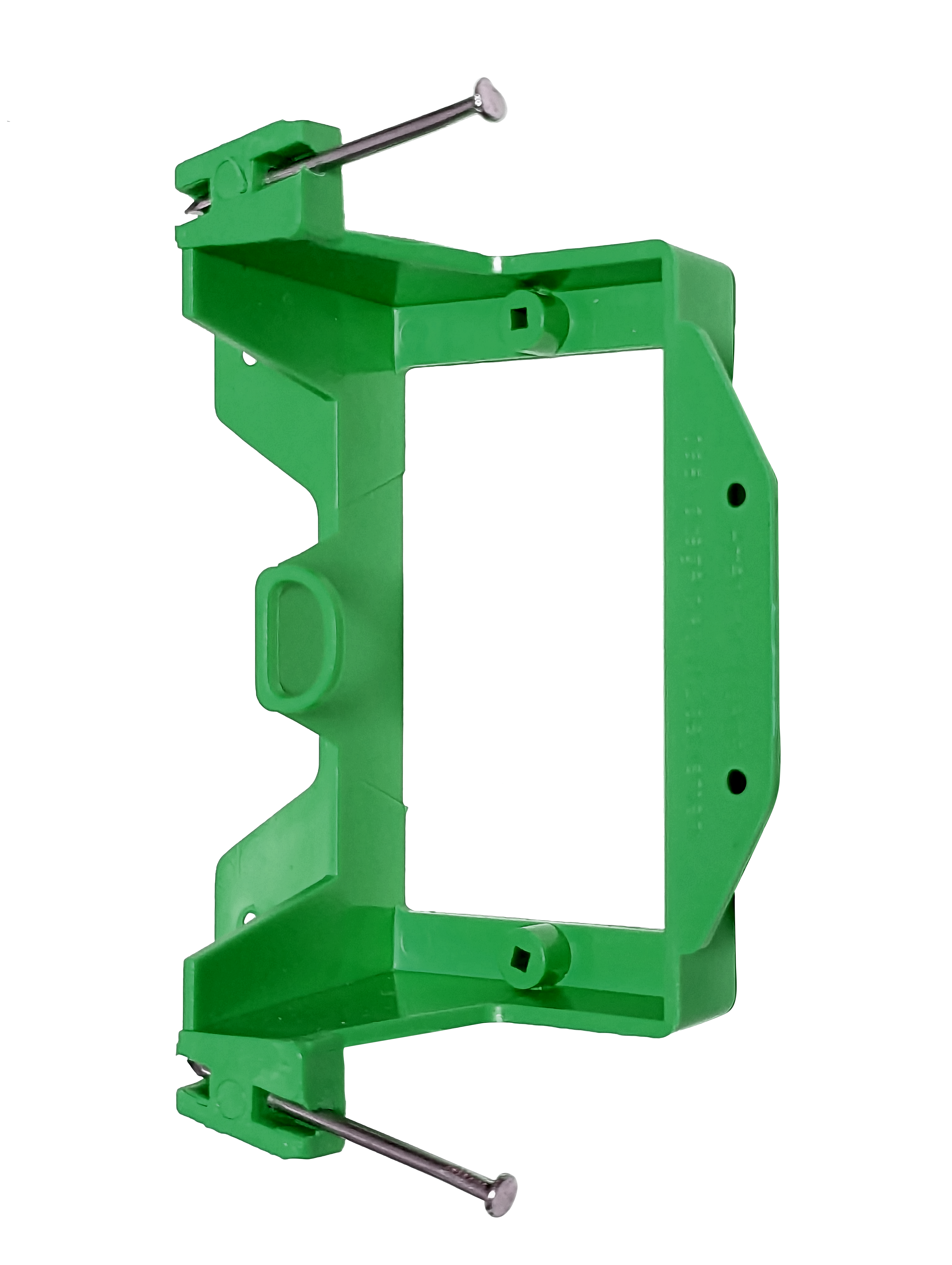 BestMounts 1-Gang New Construction Nail-On Low Voltage Mounting Bracket – Plastic