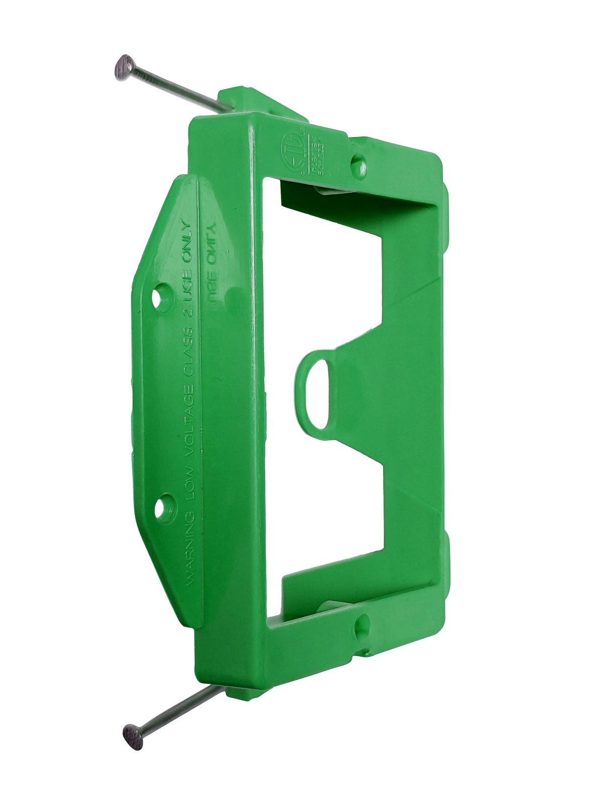 BestMounts New Construction (Nail-On) 1-Gang Low Voltage Plastic Mounting Bracket | BLVN1