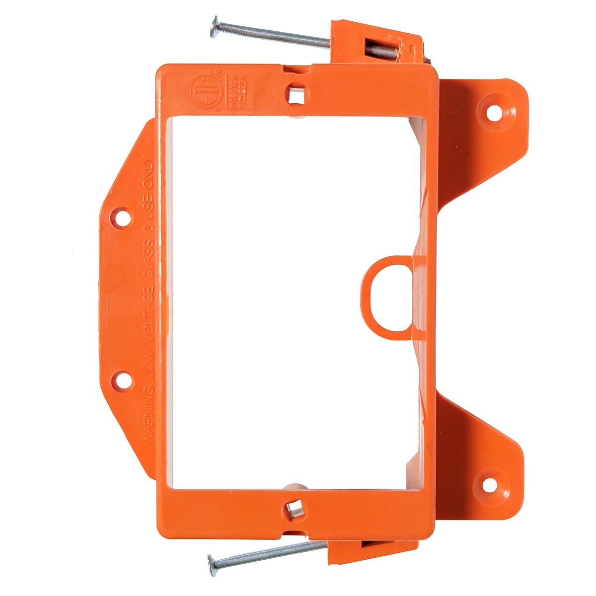 BestMounts New Construction (Nail-On) 1-Gang Low Voltage Plastic Mounting Bracket | BLVN1