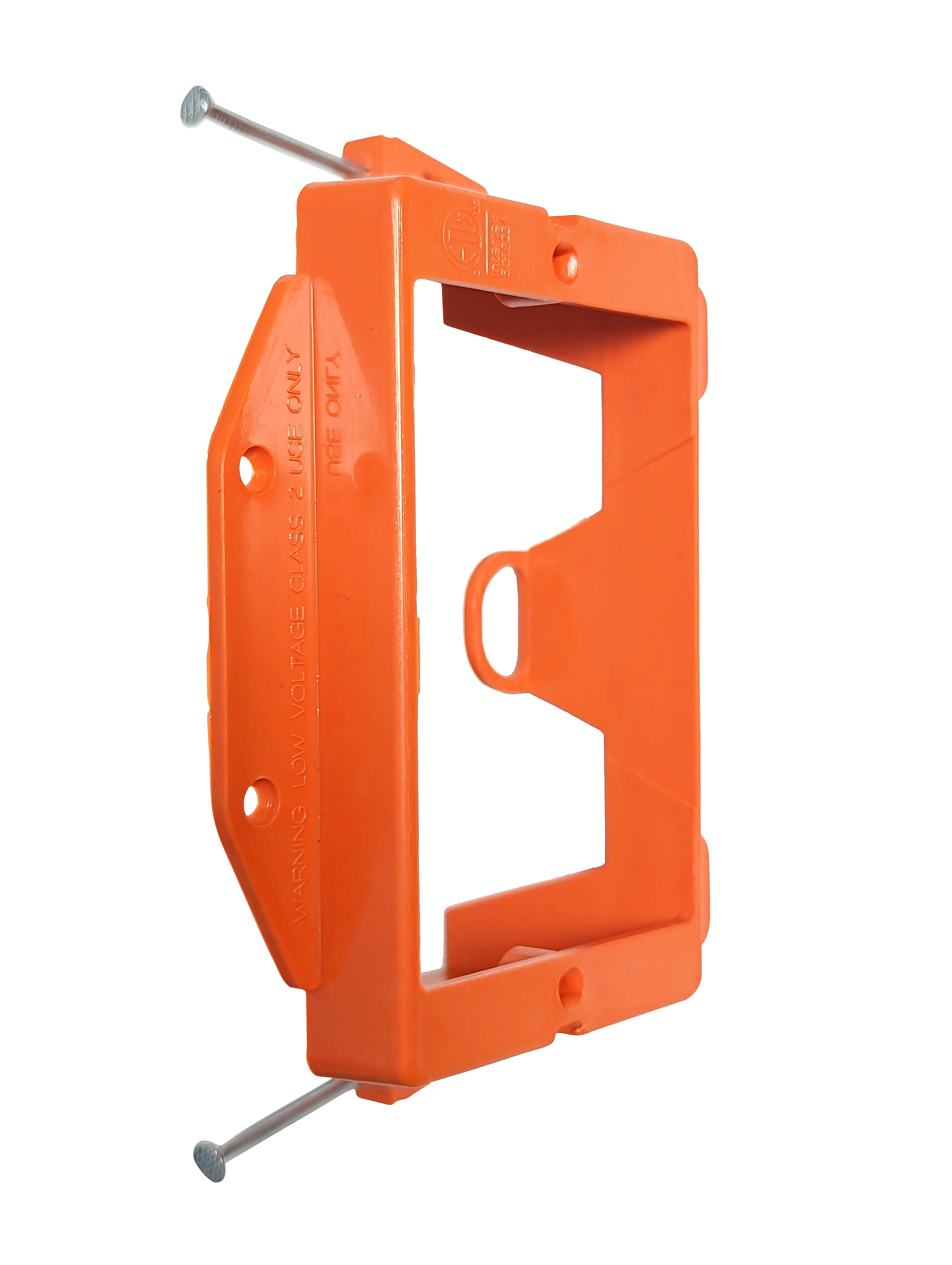 BestMounts 1-Gang New Construction Nail-On Low Voltage Mounting Bracket – Plastic