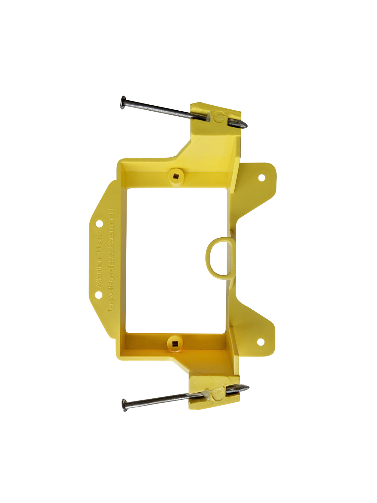 BestMounts New Construction (Nail-On) 1-Gang Low Voltage Plastic Mounting Bracket | BLVN1