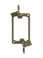 BestMounts Drywall Retrofit (Screw-On) 1-Gang Low Voltage Plastic Mounting Bracket | BLVP1