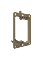 BestMounts Drywall Retrofit (Screw-On) 1-Gang Low Voltage Plastic Mounting Bracket | BLVP1