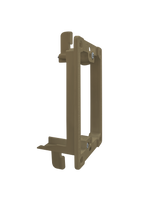 BestMounts Drywall Retrofit (Screw-On) 1-Gang Low Voltage Plastic Mounting Bracket | BLVP1
