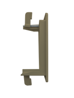 BestMounts Drywall Retrofit (Screw-On) 1-Gang Low Voltage Plastic Mounting Bracket | BLVP1