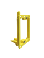 BestMounts Drywall Retrofit (Screw-On) 1-Gang Low Voltage Plastic Mounting Bracket | BLVP1