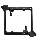 BestMounts Drywall Retrofit (Screw-On) 2-Gang Low Voltage Mounting Bracket | BLVP2