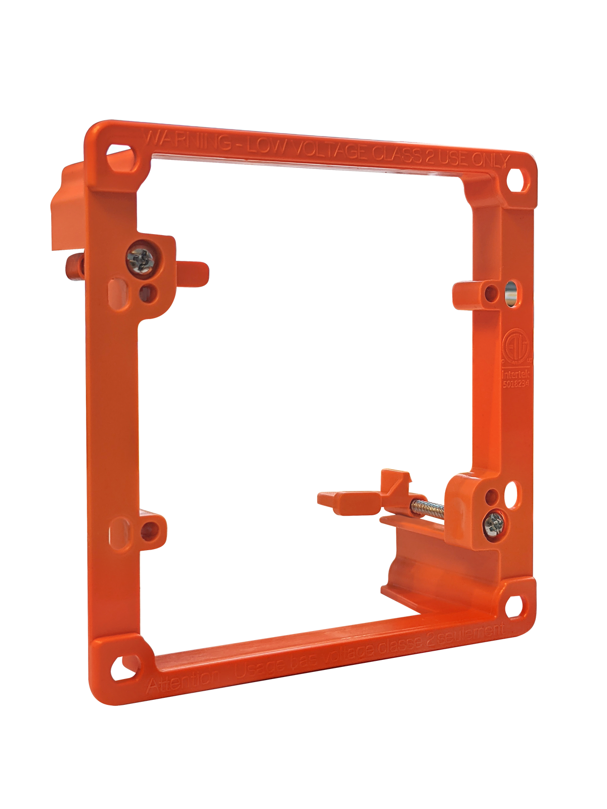 BestMounts Drywall Retrofit (Screw-On) 2-Gang Low Voltage Mounting Bracket | BLVP2