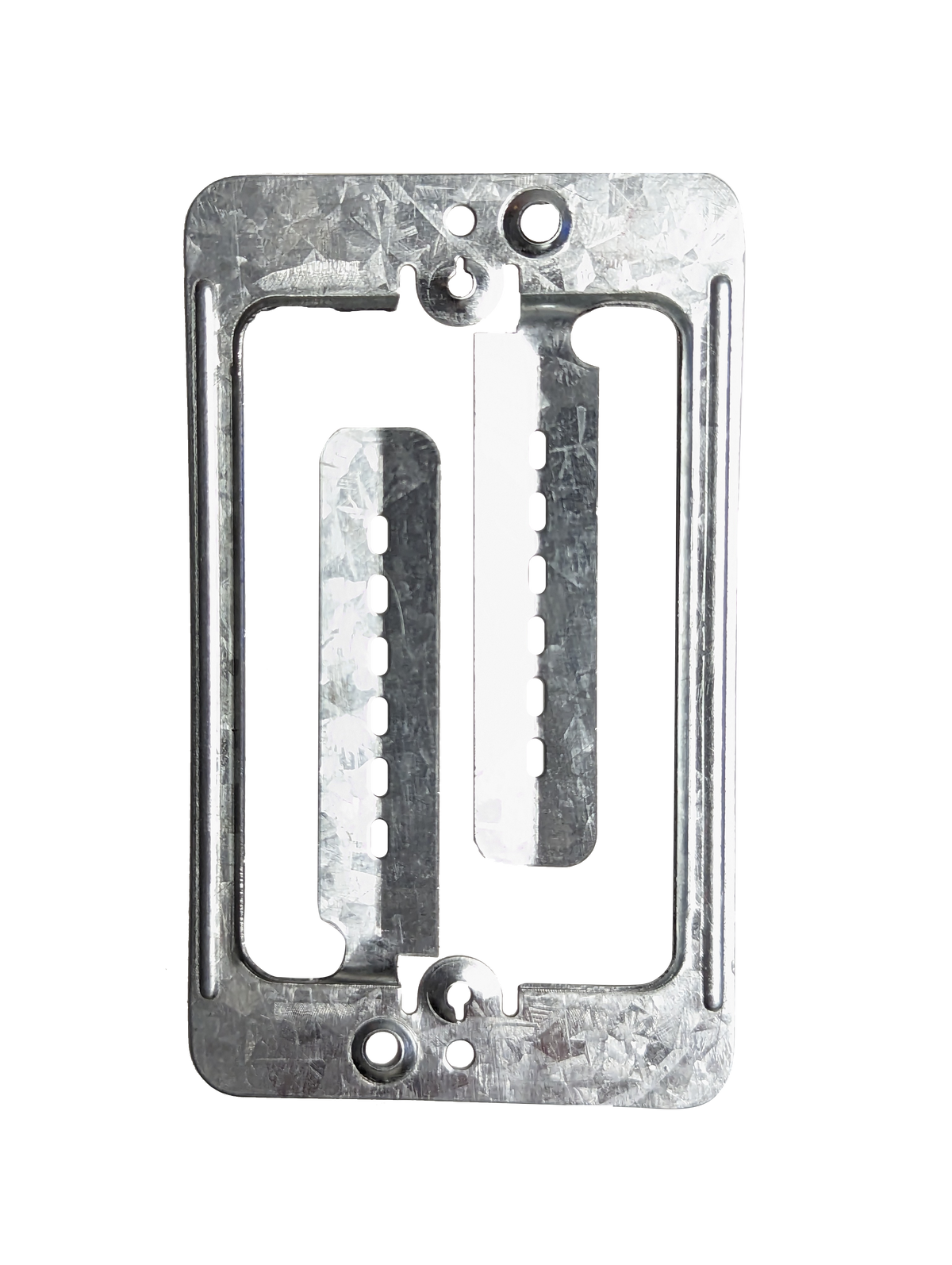 BestMounts Drywall Retrofit (Screw-On) 1-Gang Low Voltage Metal Mounting Bracket | BLVS1